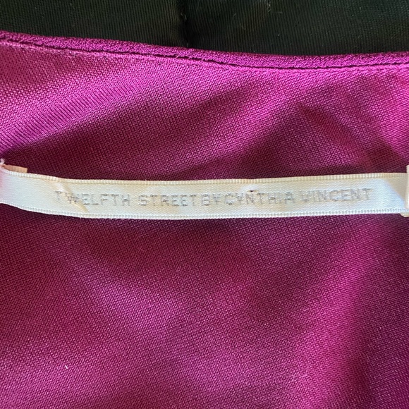 Cynthia Vincent Ruched One Shoulder Cocktail Dress - Picture 12 of 13